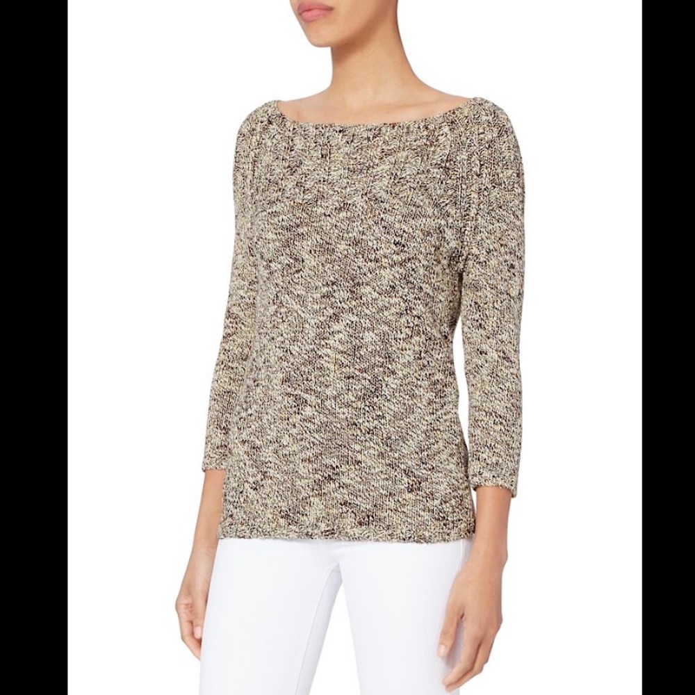 Brochu Walker Multicolor Marled Boatneck Sweater